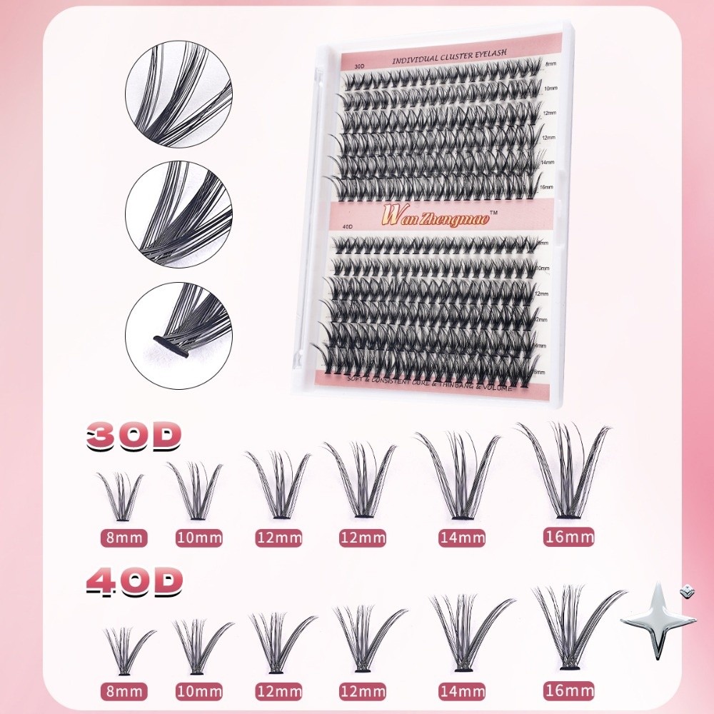 Eyelash Extension Natural Look - 8-16mm Uzunlukta Takma Kirpikler Yapıştırıcı ve