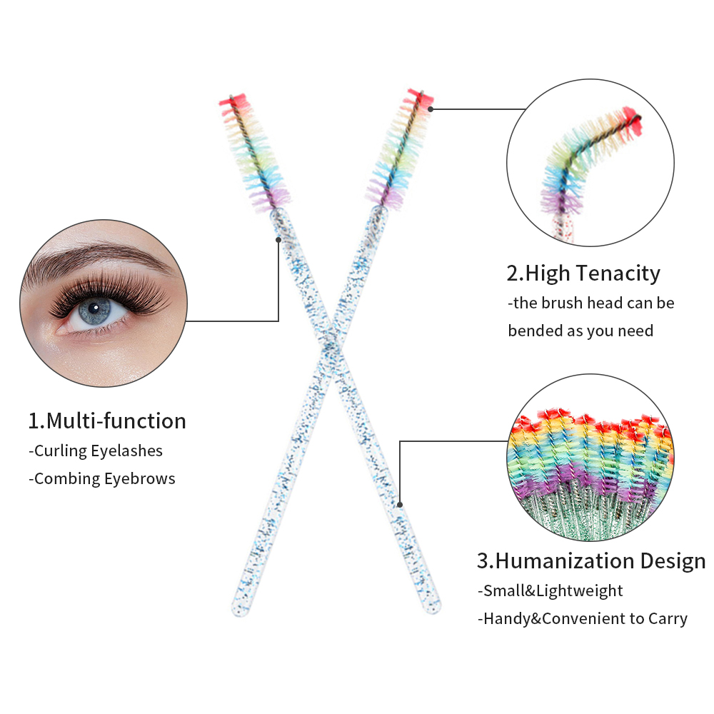 50 adet gökkuşağı kristal kirp - Eyelash Extension Look incelemesi ve fiyatı