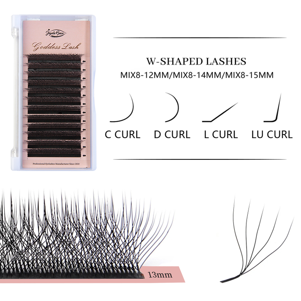 Tanrıça W3D 4D 5D M Curl Kirpi - Eyelash Extension Human Hair incelemesi ve fiyatı