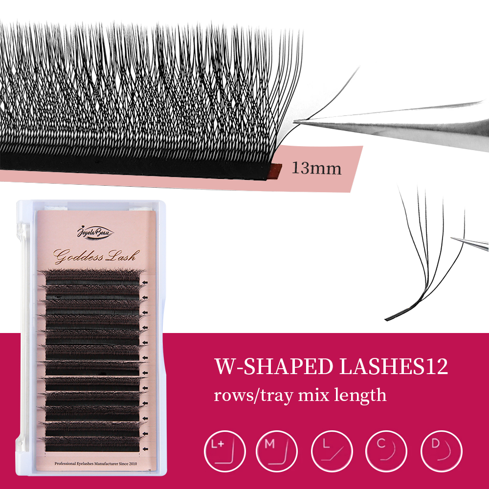 Tanrıça W3D 4D 5D M Curl Kirpi - Eyelash Extension Human Hair incelemesi ve fiyatı